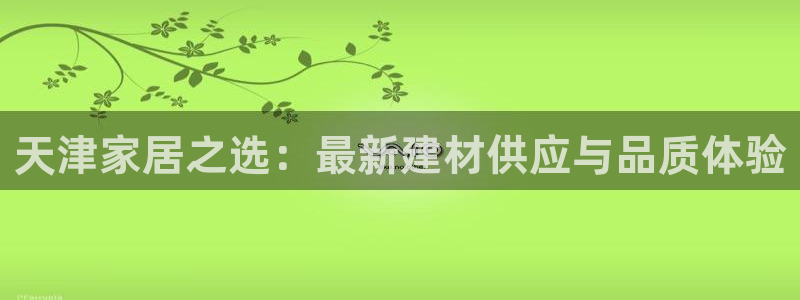 星欧娱乐平台是什么：天津家居之选：最新建材供应与品质体验